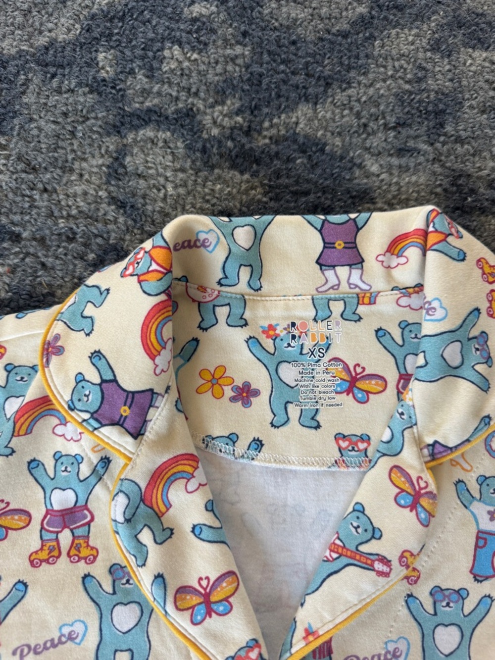 Roller Rabbit “Peace Bear” - Picture 2 of 3
